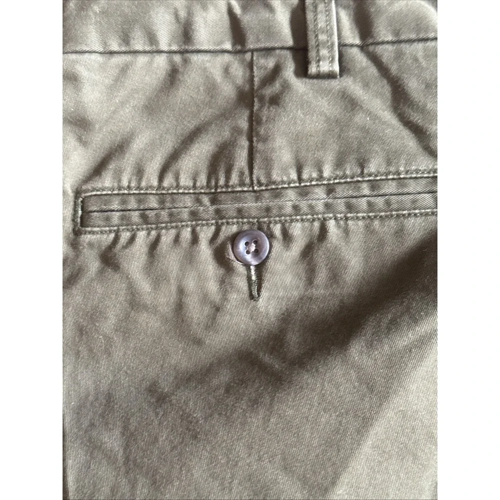 Polo Ralph Lauren Chino Pants Men 38X32 Dark Green Stretch Classic Fit